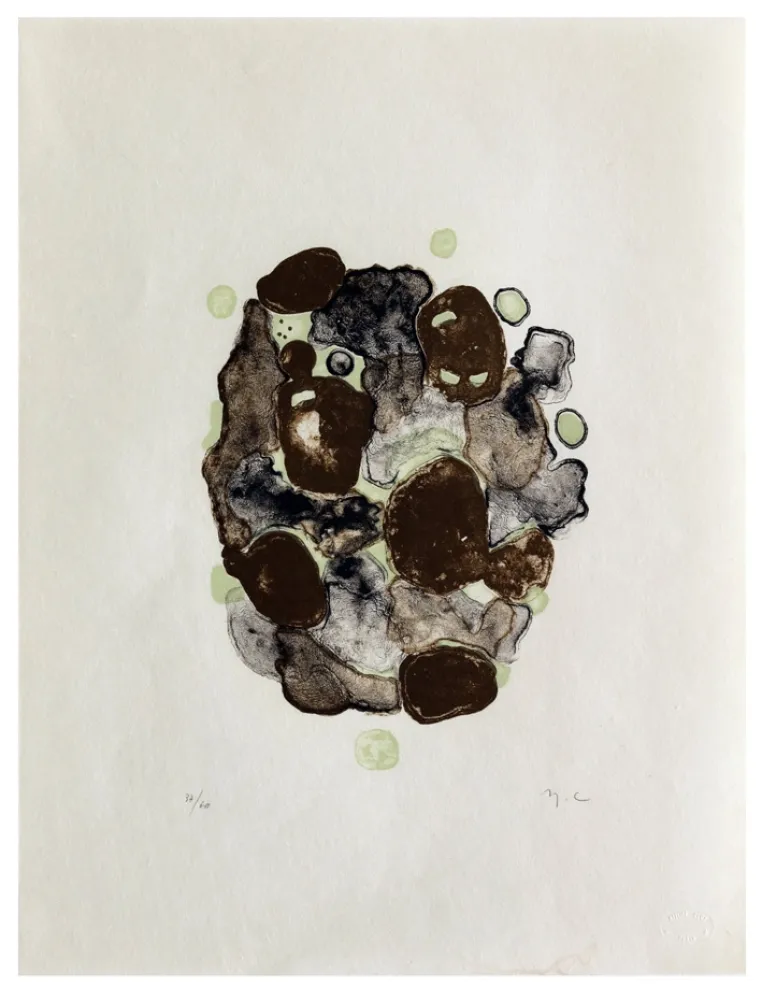 石版画 Chaudouët - Lichens 2