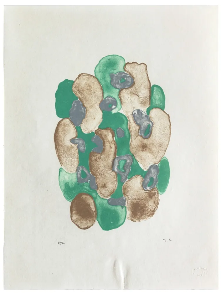 石版画 Chaudouët - Lichens 3