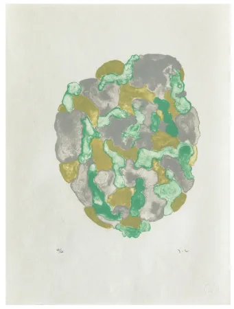 石版画 Chaudouët - Lichens 4
