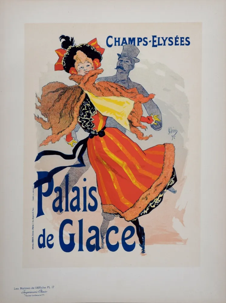 石版画 Cheret - Les Palais de Glace, Les Maitres de L’Affiche