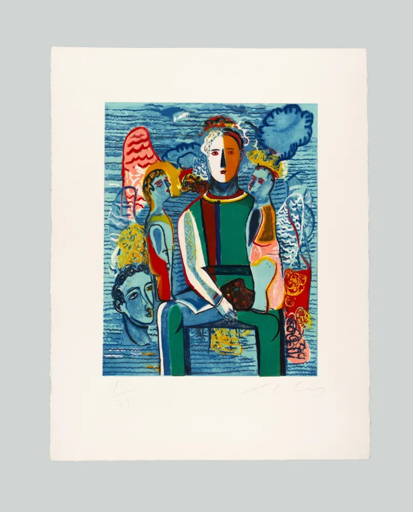 木刻 Chia - Il pittore