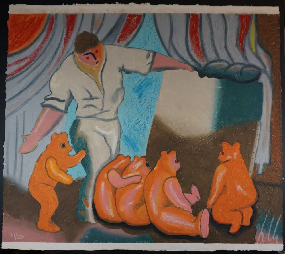 金刚砂版画 Chia - Untitled #5