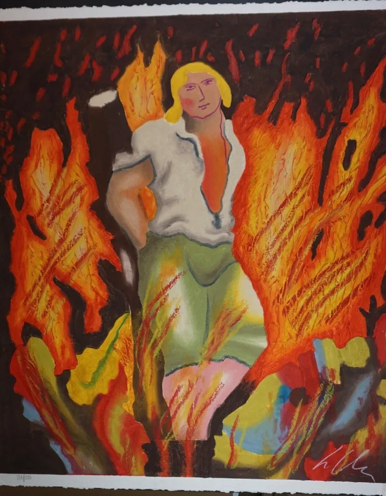 金刚砂版画 Chia - Untitled #9