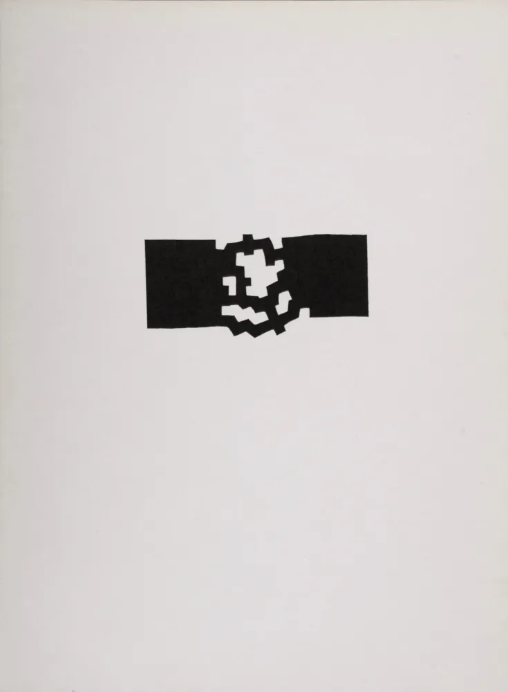 石版画 Chillida - Abstract Composition #1, 1980