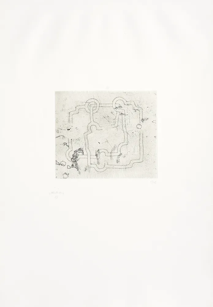 版画 Chillida - Bidearte I 