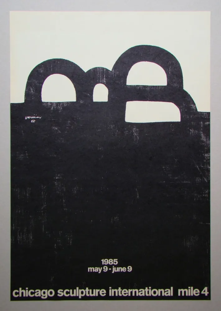 石版画 Chillida - Chicago