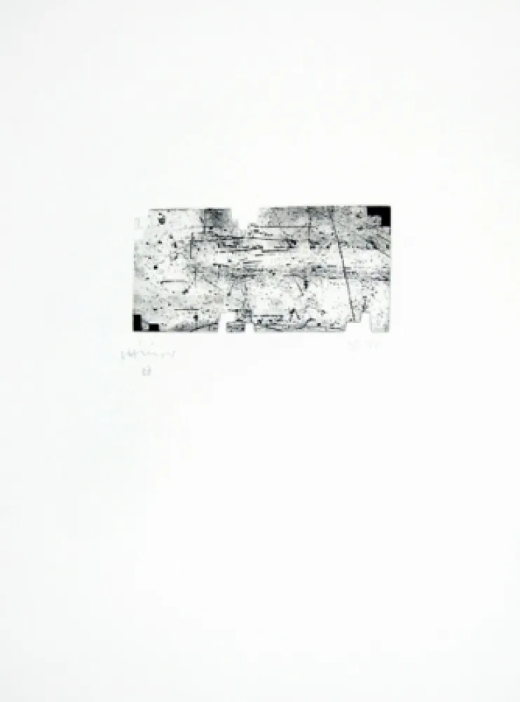 版画 Chillida - Itsasoratu