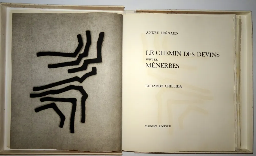 插图书 Chillida - Les chemin des Devins / Menerbés