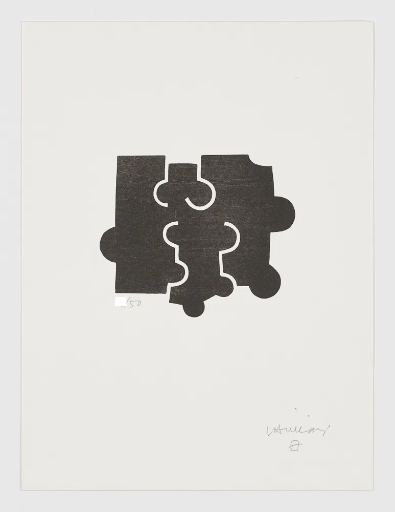 版画 Chillida - Untitled