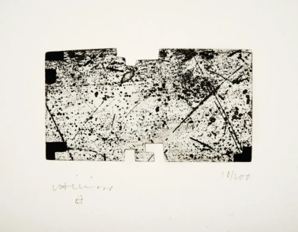 蚀刻版画 Chillida - Untitled