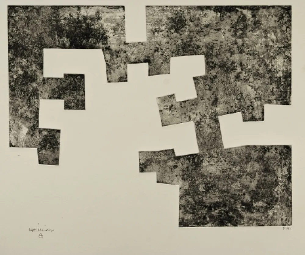 蚀刻版画 Chillida - USTE