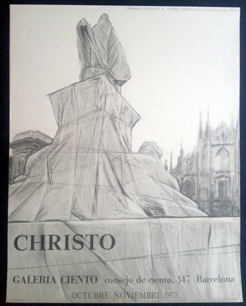海报 Christo - Christo - Galeria Ciento 1975