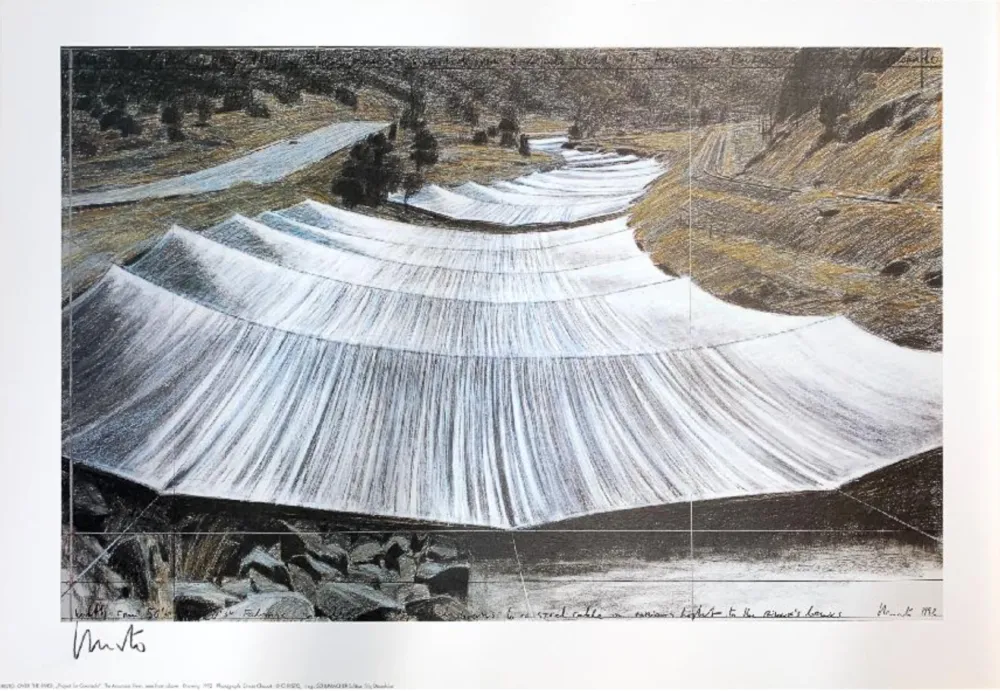 胶版印刷 Christo - Over The River Project V