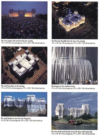 摄影 Christo - Reichstag Mappe II, 6 Blatt