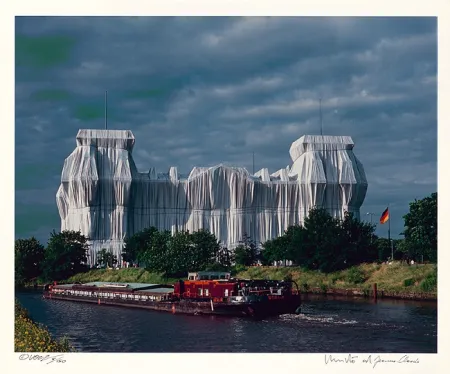 摄影 Christo - Reichstag Mappe II, Nordfassade