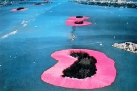 复数作品 Christo - Surrounded Islands, Biscayne Bay, Greater Miami, Florida, 1980-83