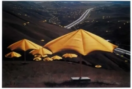 胶版印刷 Christo - The Umbrellas, Japan - USA 1984-91 