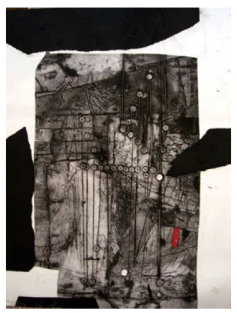 版画 Clavé - Untitled