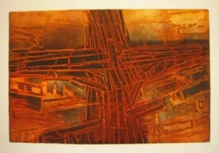 蚀刻版画 Clerté - Chantier naval