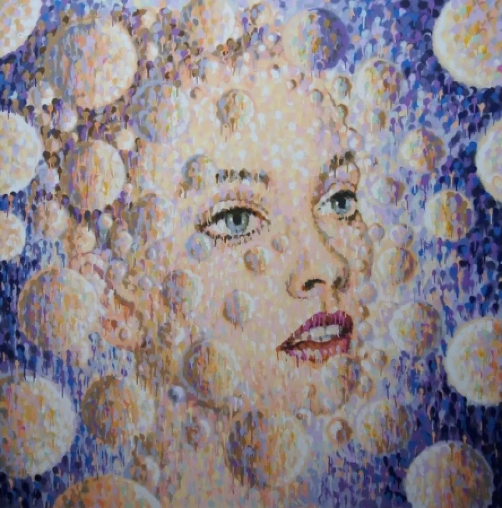 海报 Cochran - Gir with Spheres