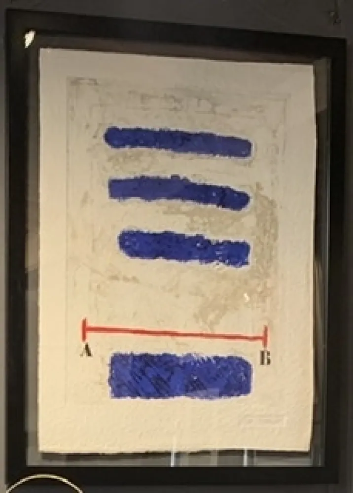 金刚砂版画 Coignard - Bleu syncopes