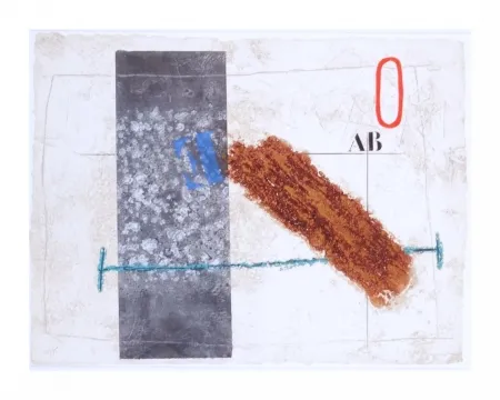 版画 Coignard - Dynamique en brun