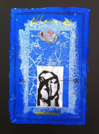 版画 Coignard - Feu Bleu 