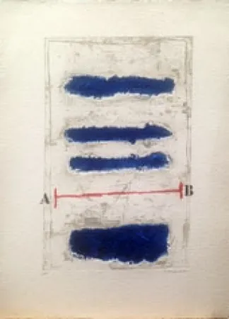 金刚砂版画 Coignard - Horizontales bleues