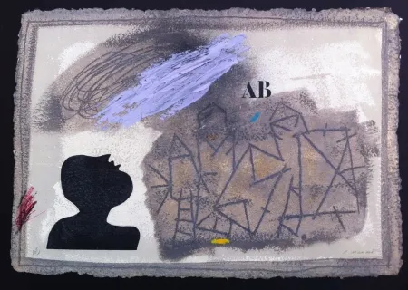 版画 Coignard - L'ombre bleue