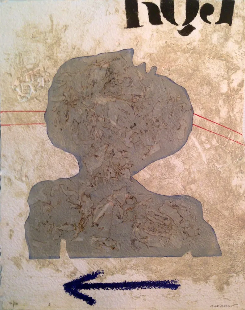 版画 Coignard - Stele 