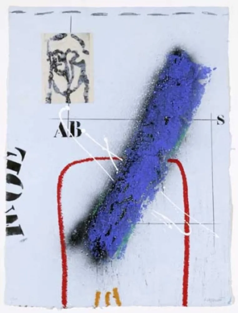 金刚砂版画 Coignard - Transversale bleue