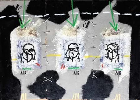 金刚砂版画 Coignard - Visages évolutifs  