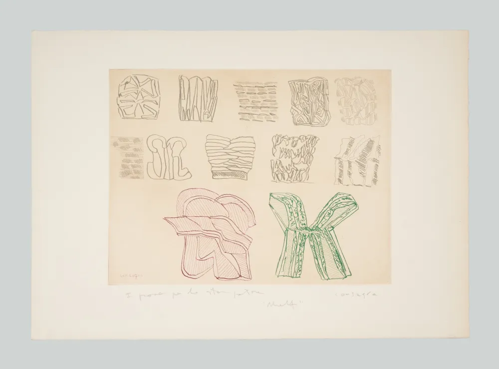 版画 Consagra - Melfi