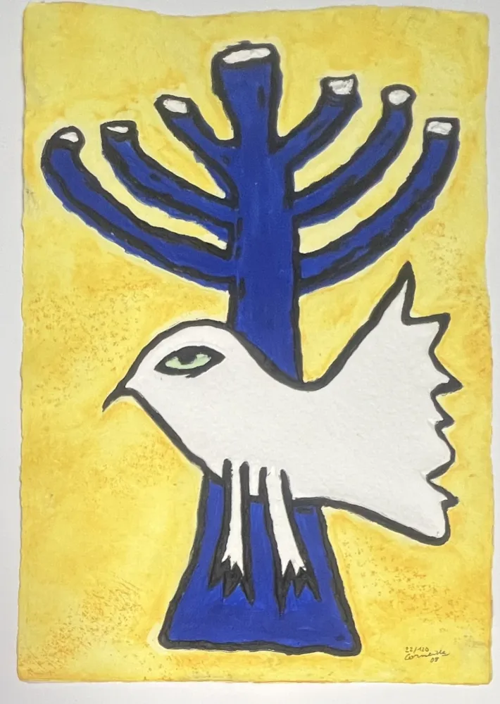 复数作品 Corneille - Aquagravure La Menorah de la Paix, 2008