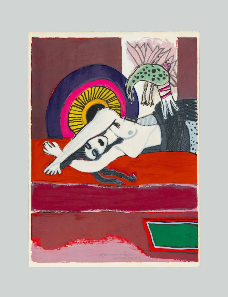 丝网印刷 Corneille - Composizione