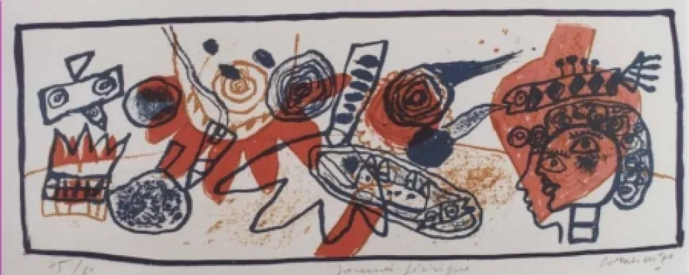 石版画 Corneille - Journee feerique