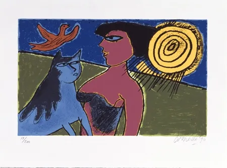 丝网印刷 Corneille - L'amour au jour le jour 1