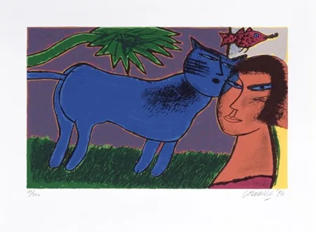 丝网印刷 Corneille - L'amour au jour le jour 3