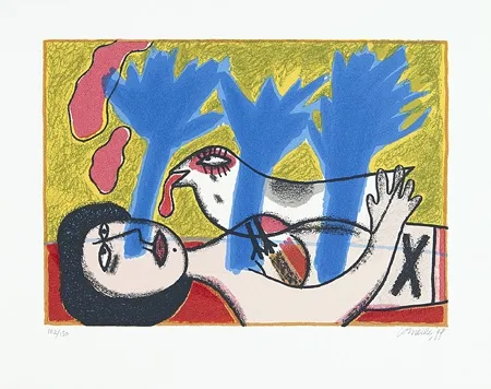 丝网印刷 Corneille - L'oiseau des songes