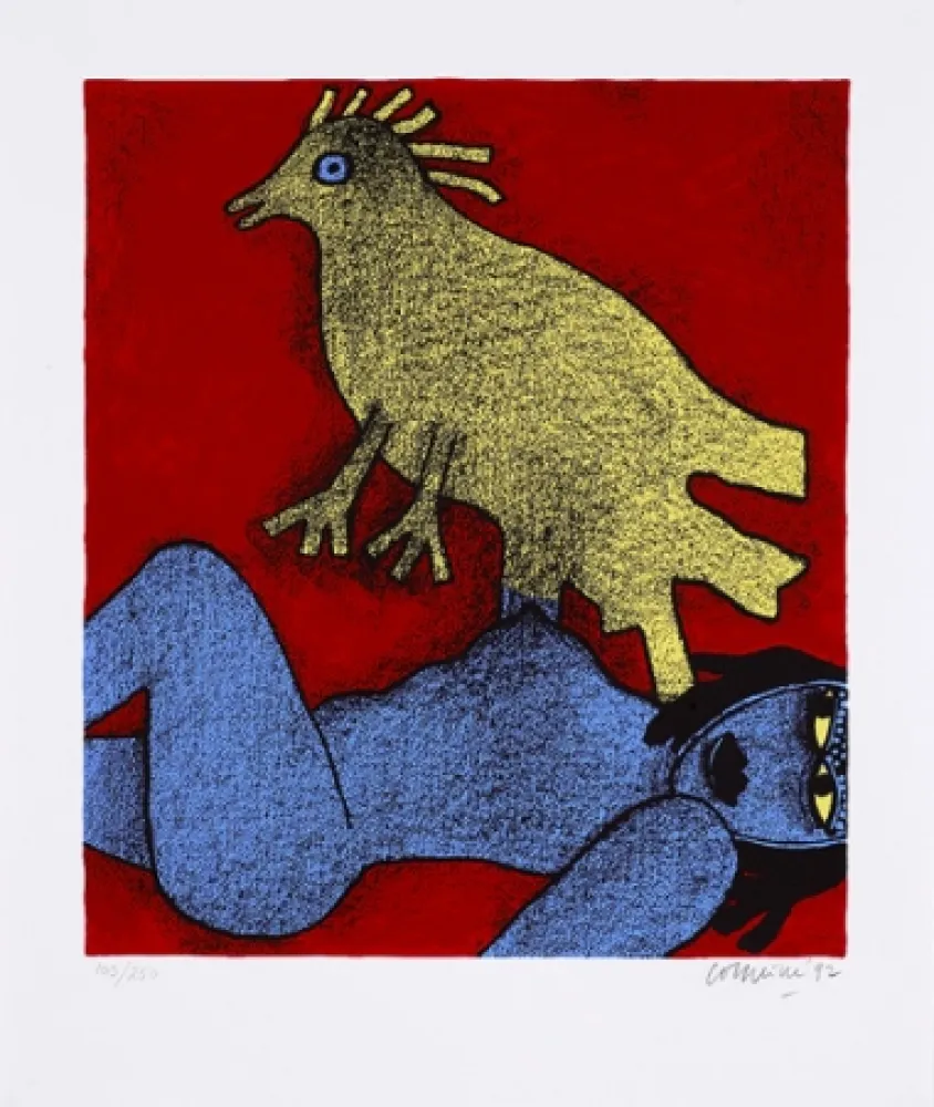 丝网印刷 Corneille - Magik africaine