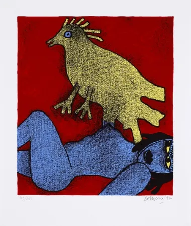 丝网印刷 Corneille - Magik africaine