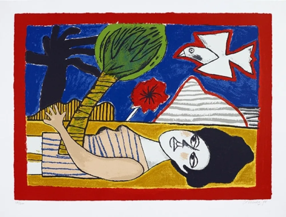 丝网印刷 Corneille - Plénitude de l'été