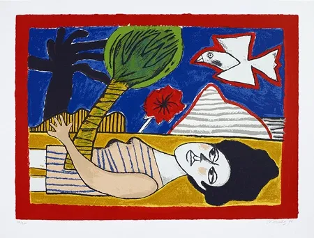 丝网印刷 Corneille - Plénitude de l'été