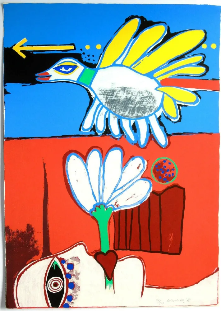 丝网印刷 Corneille - Untitled