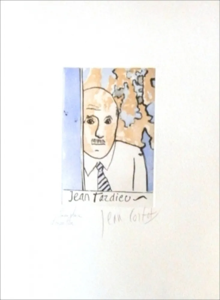蚀刻版画 Cortot - Jean Tardieu