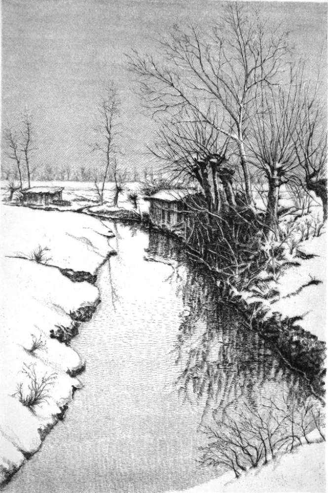 蚀刻版画 Cotugno  - Il Sillaro