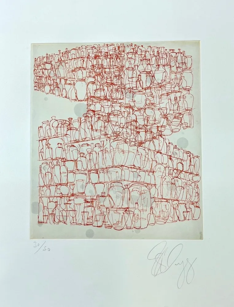 蚀刻版画 Cragg - Sin titulo