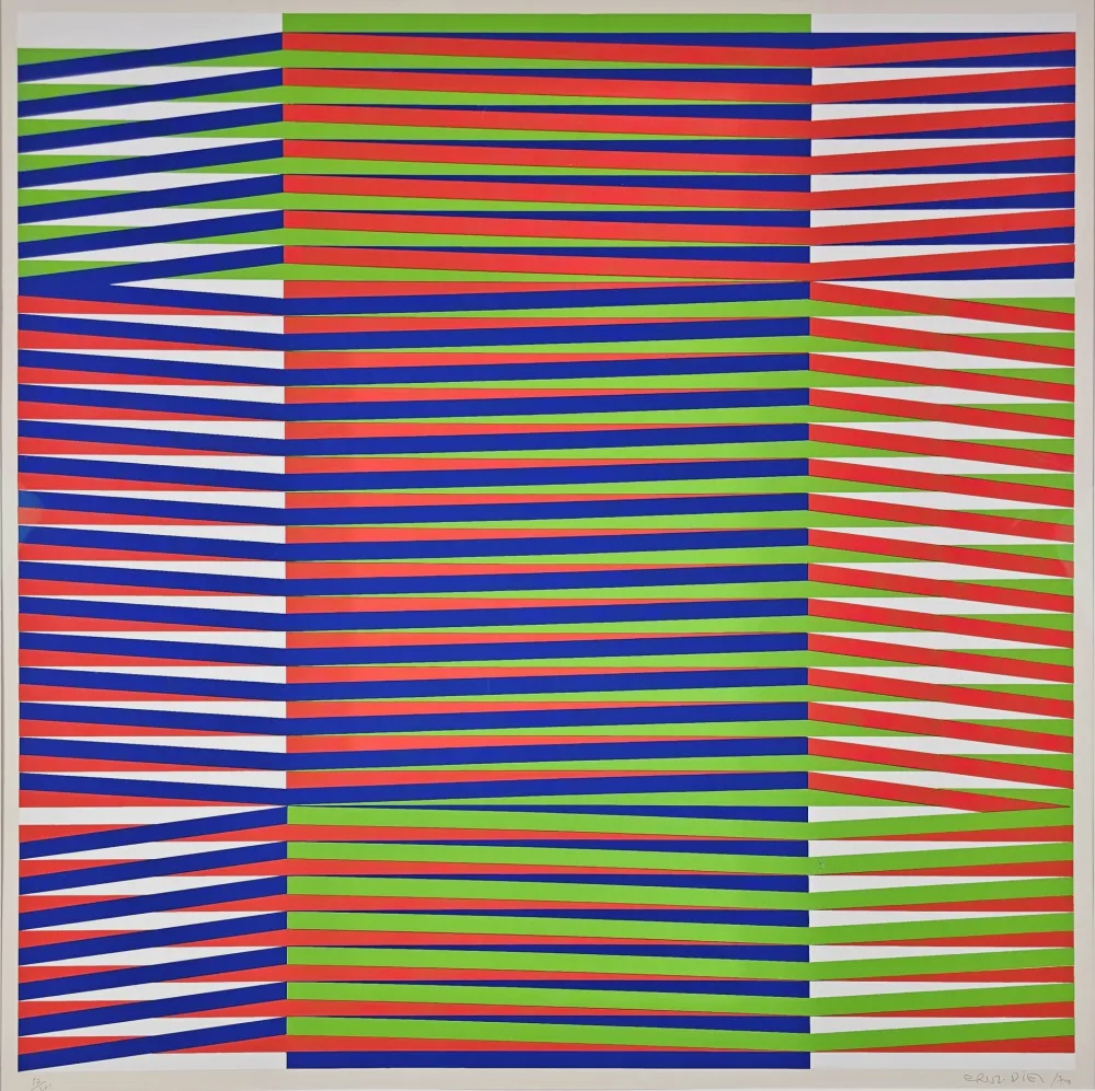 丝网印刷 Cruz-Diez - Couleur Additive. No 8