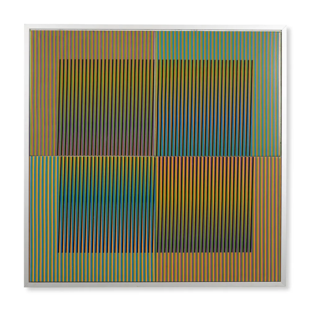 陶瓷 Cruz-Diez - Couleur Additive, Serie 14