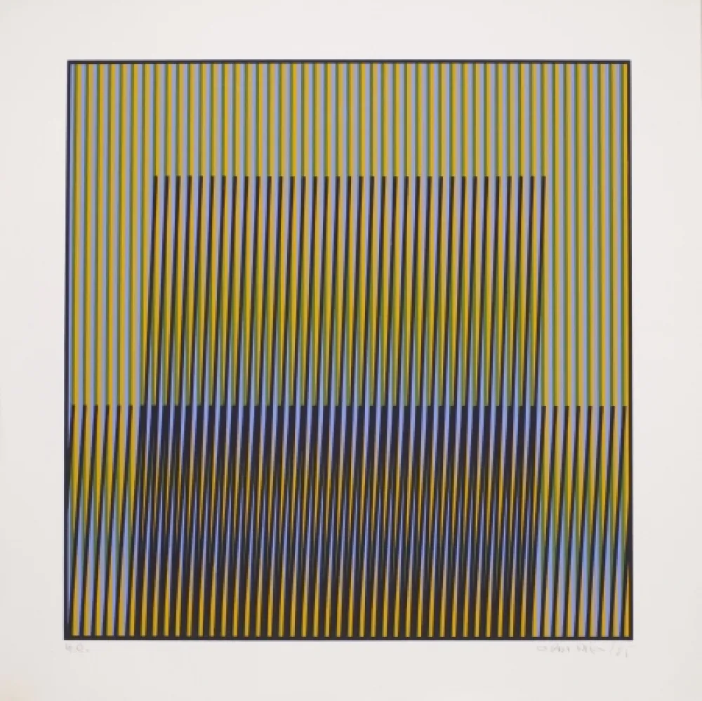 石版画 Cruz-Diez - Untitled